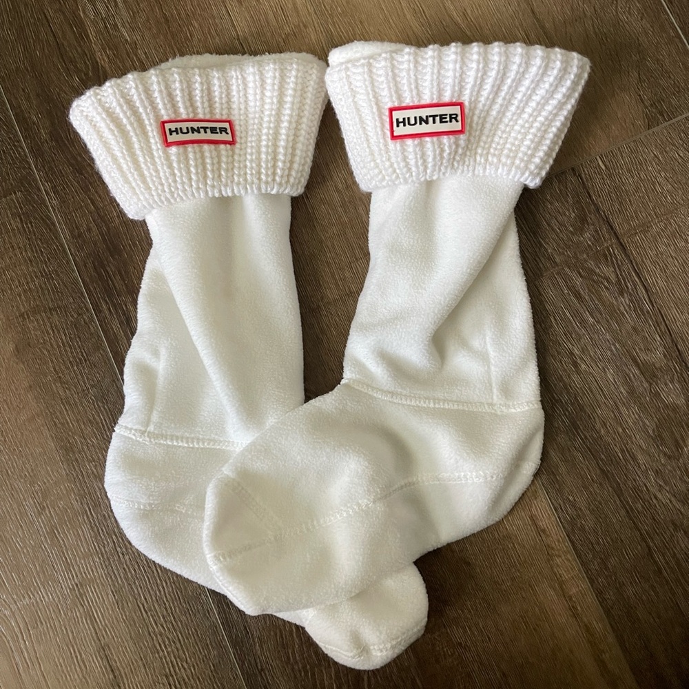 Hunter Cable Knit Boot Socks (Medium)